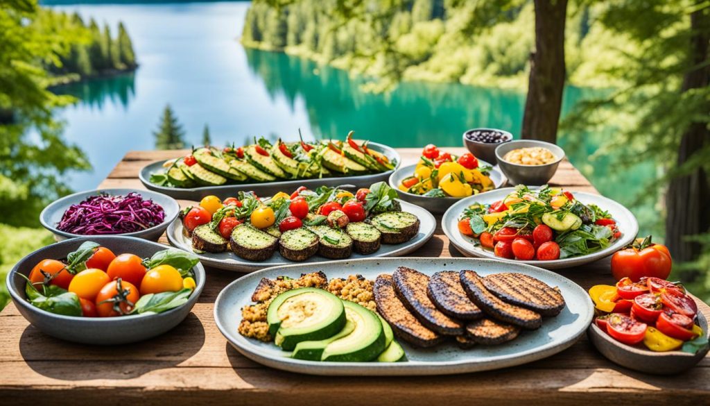 veggie-friendly camping cuisine