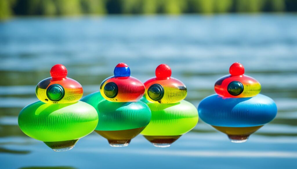 fishing bobbers and floats