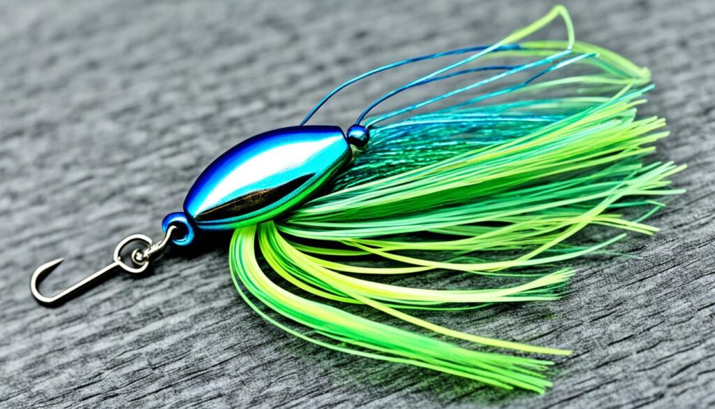 in-line spinner lure