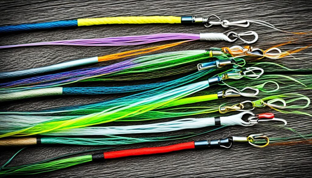 types of fishing lines