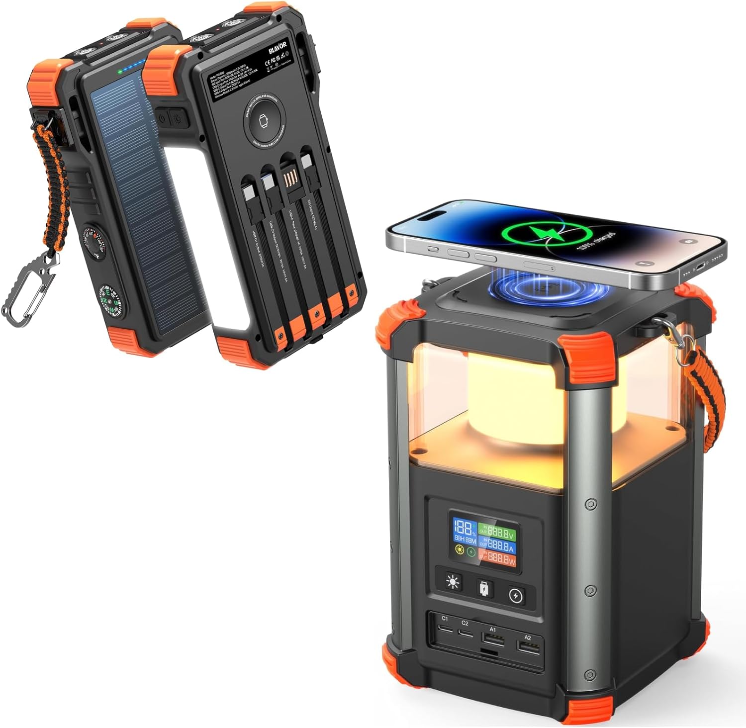 BLAVOR 20000mAh Solar Power Bank