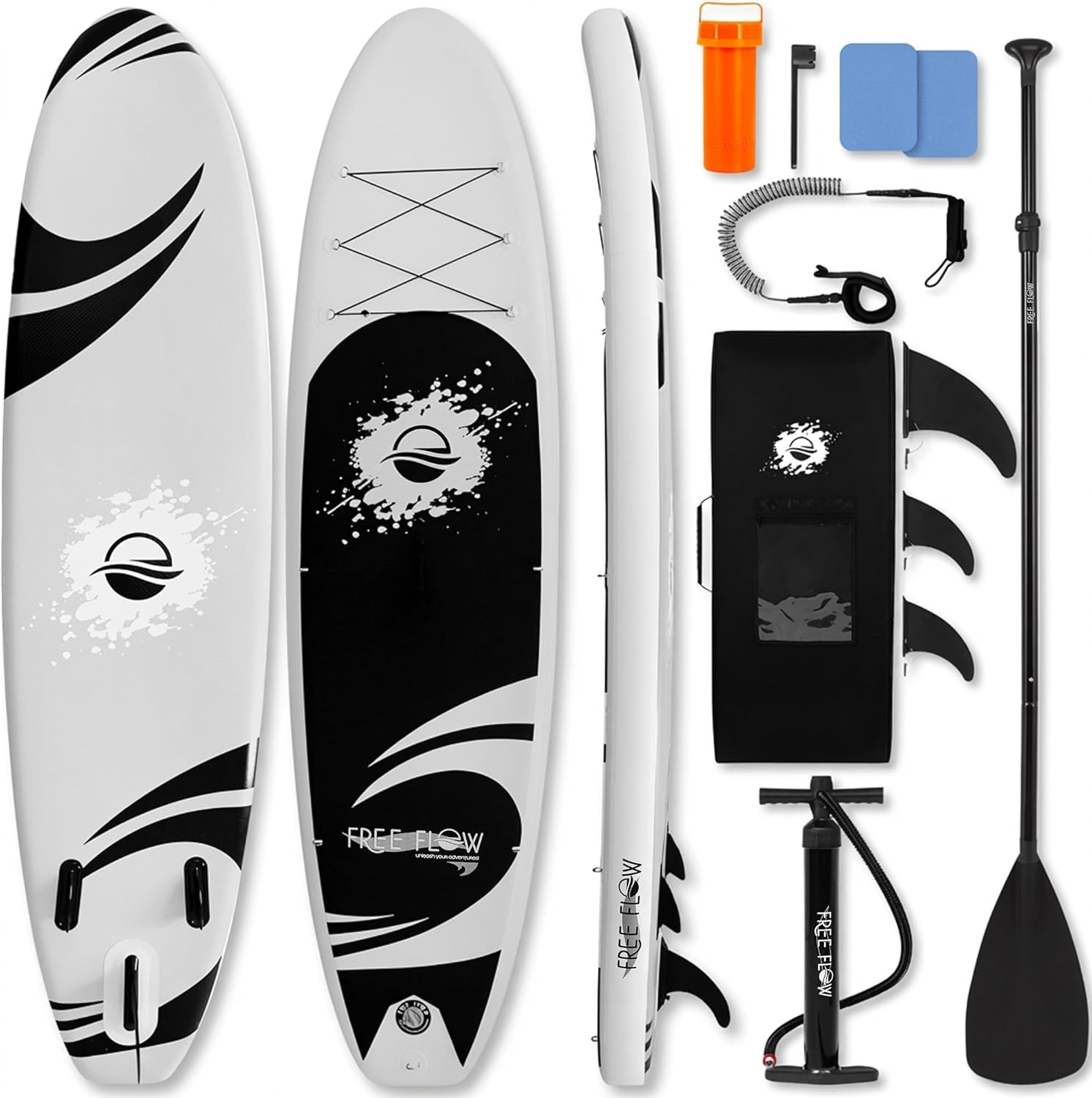 SereneLife Inflatable Stand Up Paddle Board
