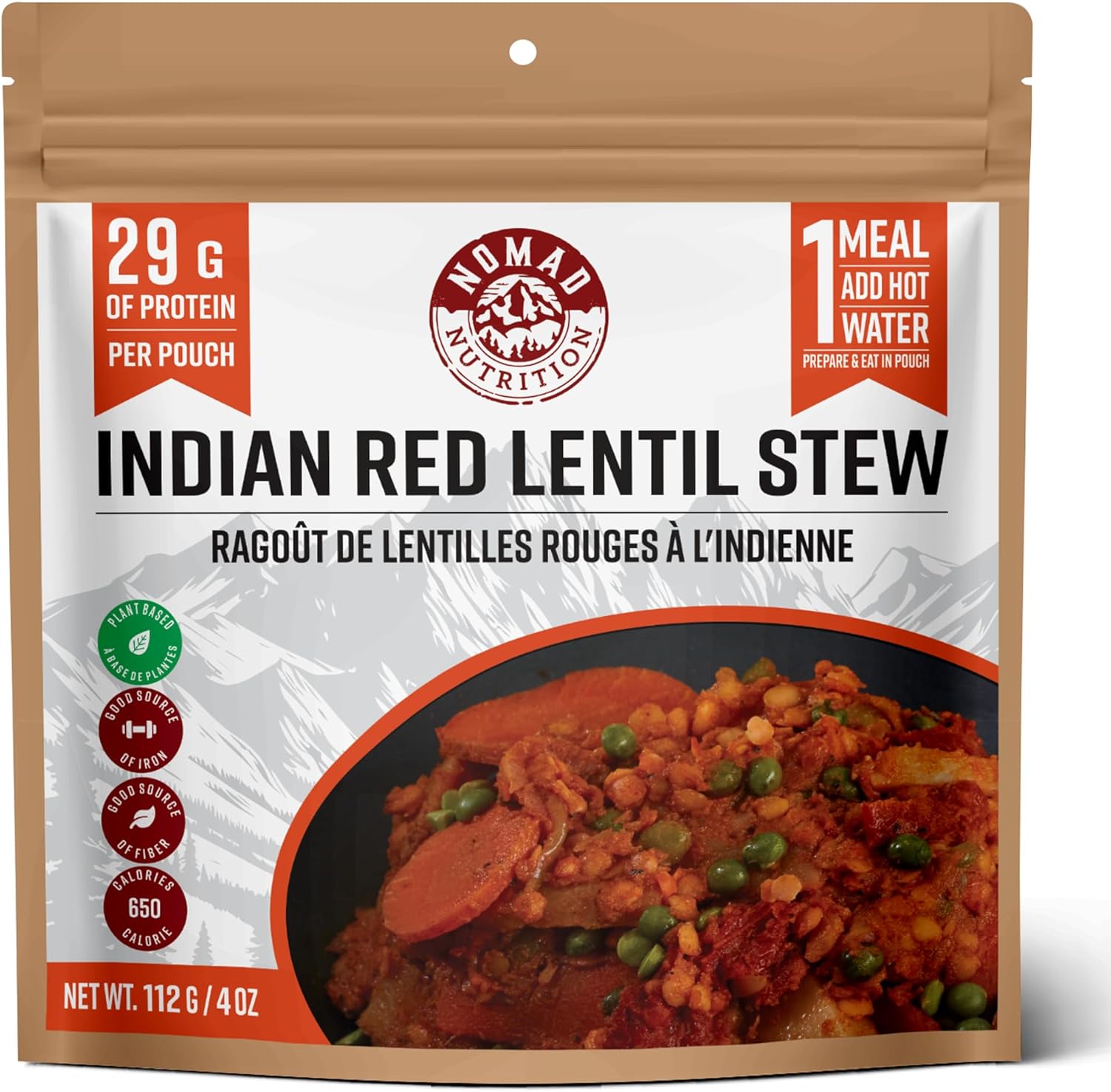 Nomad Nutrition Indian Red Lentil Stew