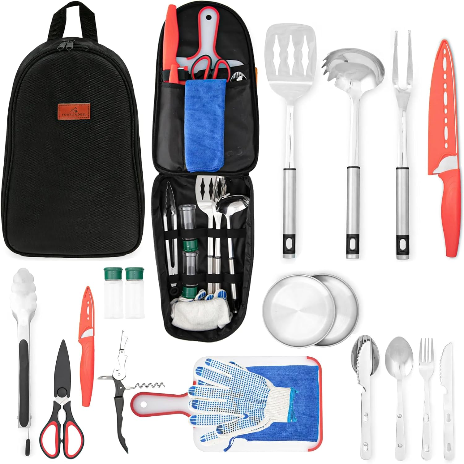 Fortitude21 — 21-Piece Camping Cooking Set
