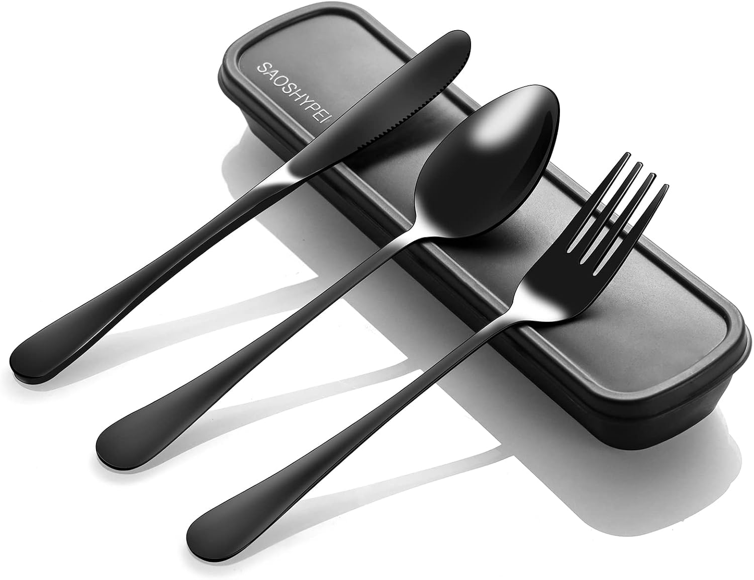 SAOSHYPEI — 4-Piece Travel Utensil Set