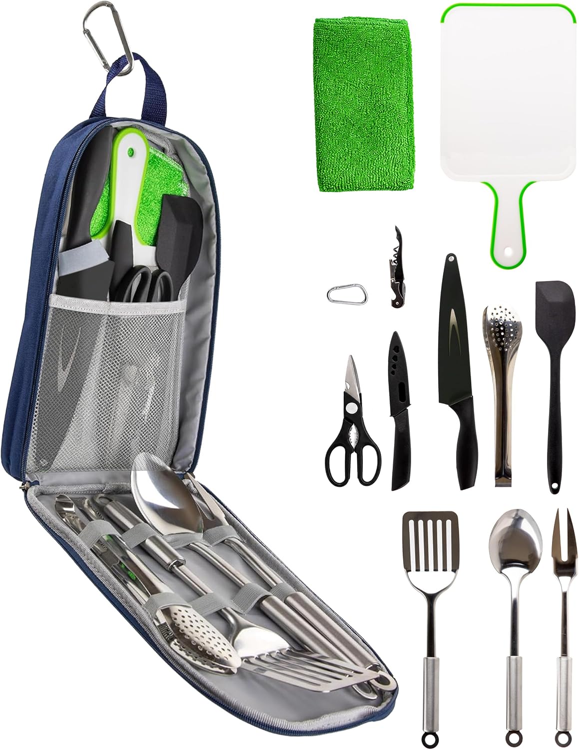 Life 2 Go — 12-Piece Camp Cooking Utensil Set