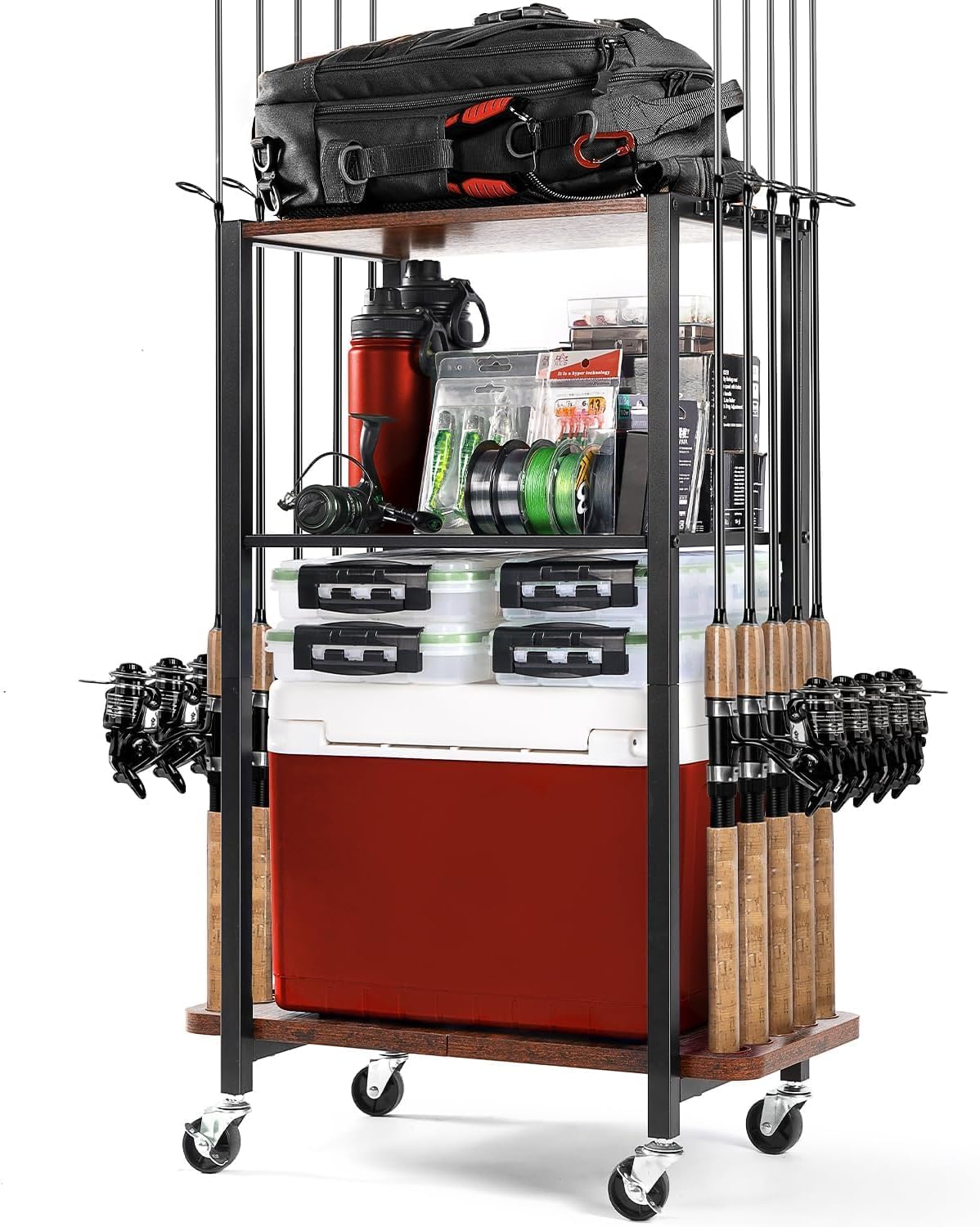 Ghosthorn Rotating Tackle Storage Cart