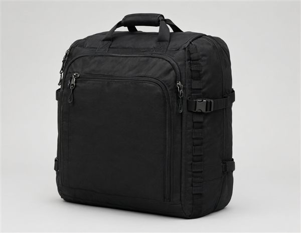 AI-generated illustration of the Osprey Transporter 65 backpack duffel (AI image, not a product photo)