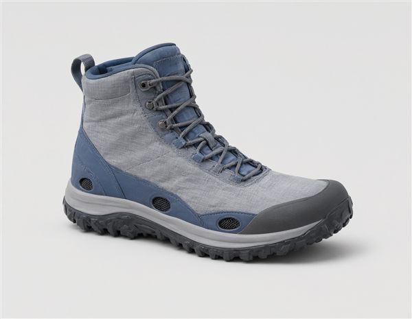 AI-generated illustration of a high-top lace-up paddle boot matching the Astral Rassler style