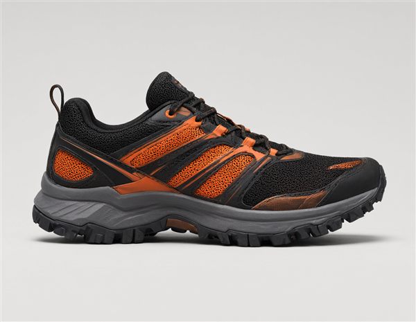 AI-generated illustration of an agile trail running shoe matching the Saucony Peregrine 15 style